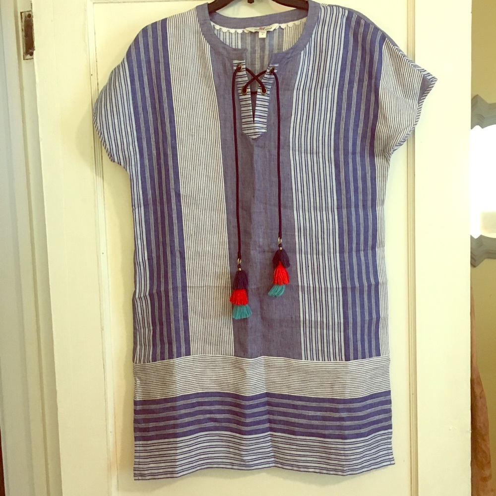 Vineyard Vines Striped Tassel Dress size 2